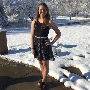 adorable minnie mouse print dress!!